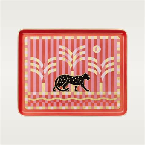 panther de cartier trinket trays.